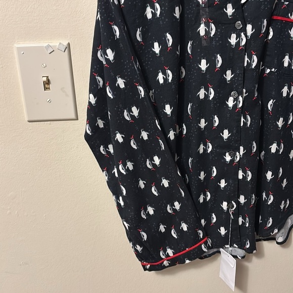 Victoria's Secret Black and White Patterned women,s nightshirt - Picture 6 of 8